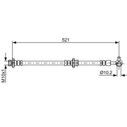 Brzdová hadica BOSCH 1 987 481 819 - obr. 4