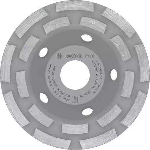 BOSCH Brúsna hlava PRO Concrete, 50 x 115 mm, 22,23 mm (4)