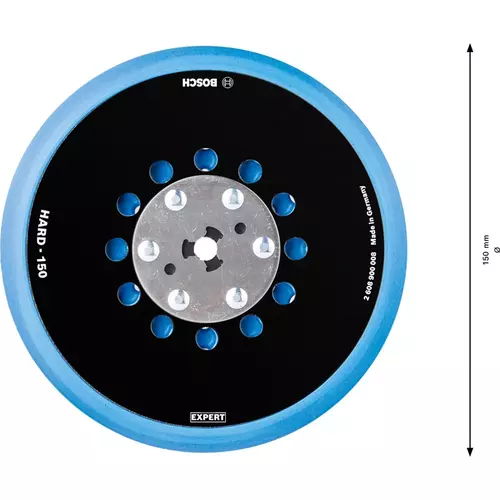 BOSCH Univerzálna brúsna podložka EXPERT Multihole, 150 mm, tvrdá (5)