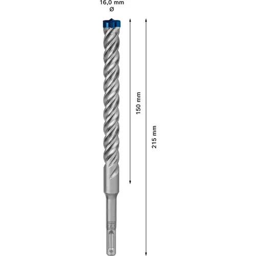 BOSCH Príklepový vrták EXPERT SDS plus-7X, 16 x 150 x 215 mm