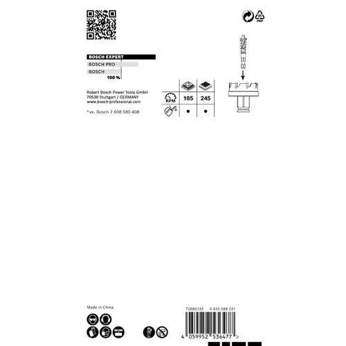 BOSCH Dierovka EXPERT Sheet Metal, 68 × 5 mm (2)