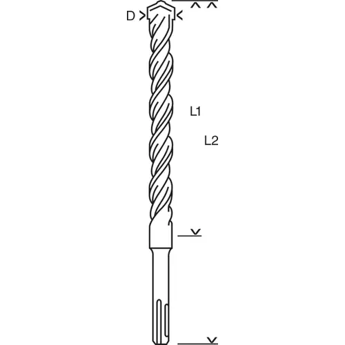 BOSCH Vrtáky do kladív SDS plus-3 (7)