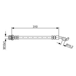 Brzdová hadica BOSCH 1 987 481 883 - obr. 4