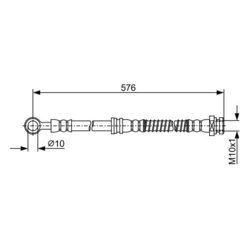 Brzdová hadica BOSCH 1 987 481 964 - obr. 4
