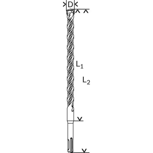 BOSCH Príklepový vrták SDS plus-5 (9)