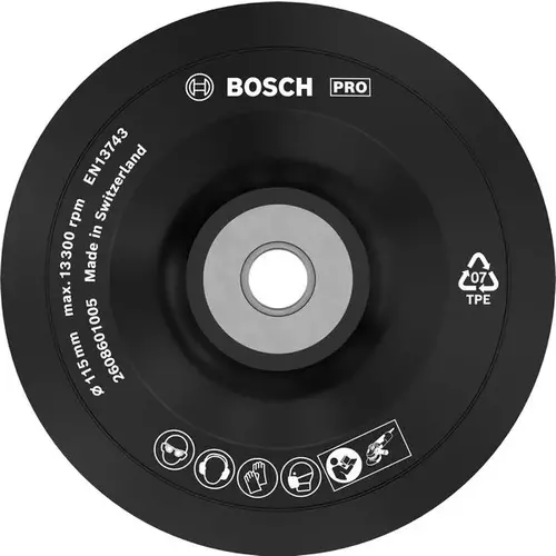 BOSCH Oporný tanier PRO Backing Pad Soft, 115 mm, M14, mäkký