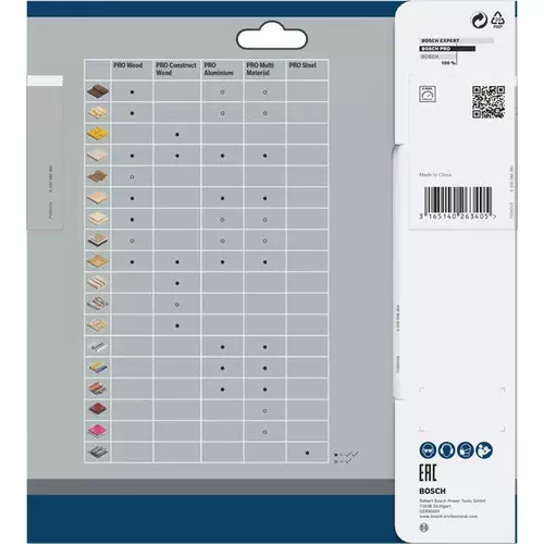 BOSCH Kotúč PRO Multi Material pre okružné píly, 184 x 2,4 x 16 mm (3)