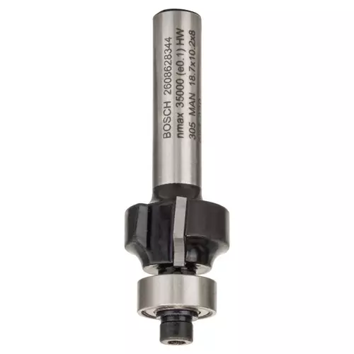 BOSCH Zaobľovacia fréza, 8 mm, d1 = 3 mm, l = 10,2 mm, g = 53 mm