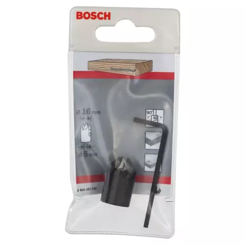 BOSCH Nástrčné záhlbníky pre špirálové vrtáky do dreva (3)