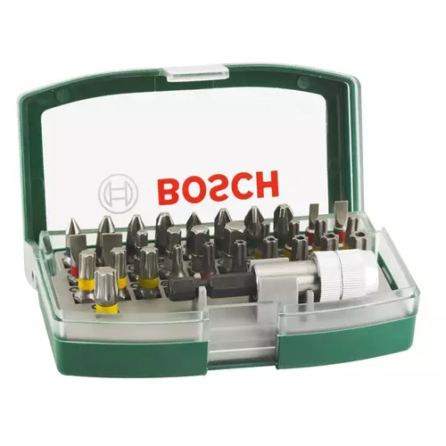 BOSCH 32-dielna sada skrutkovacích hrotov s farebným kódovaním