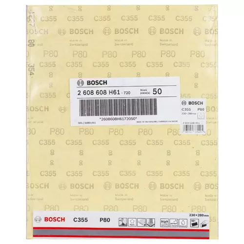 BOSCH Brúsny list C355 (3)