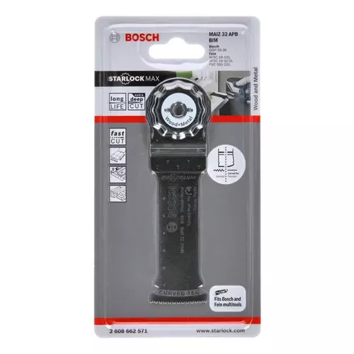 BOSCH BIM pílový list na rezy so zanorením MAIZ 32 APB Wood and Metal (2)