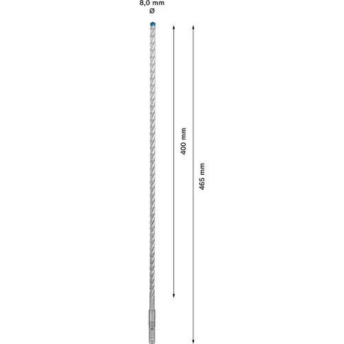 BOSCH Príklepový vrták EXPERT SDS plus-7X, 8 x 400 x 465 mm