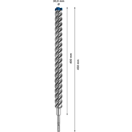 BOSCH Príklepový vrták EXPERT SDS plus-7X, 30 x 400 x 450 mm