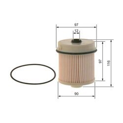 Palivový filter BOSCH F 026 402 216 - obr. 4