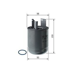 Palivový filter BOSCH F 026 402 289 - obr. 4