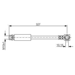 Brzdová hadica BOSCH 1 987 476 625