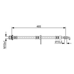 Brzdová hadica BOSCH 1 987 481 923 - obr. 4