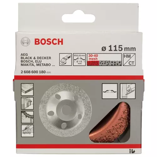 BOSCH Miskovitý brúsny kotúč so zrnom z tvrdého kovu (3)