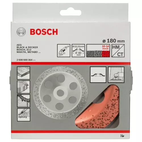 BOSCH Miskovitý brúsny kotúč so zrnom z tvrdého kovu (3)