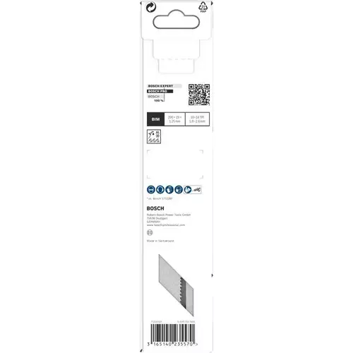 BOSCH Pílový list PRO Metal Demolition S 1025 VF, 1,25 x 19 x 200 mm, 5 ks (4)