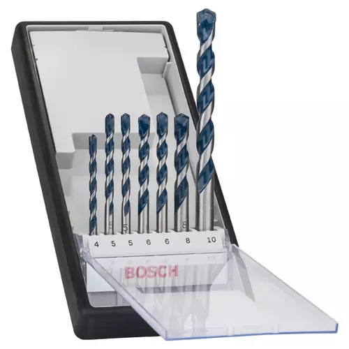 BOSCH 7-dielna sada vrtákov do betónu CYL-5 Robust Line, 4 – 10 mm