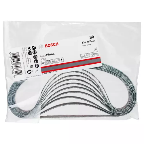 BOSCH Brúsny pás PRO Y580, 13 × 457 mm, G80, 10 ks (7)