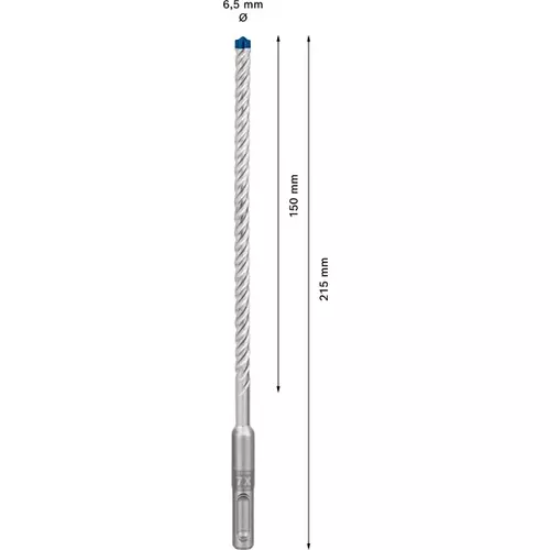 BOSCH Príklepový vrták EXPERT SDS plus-7X, 6,5 x 150 x 215 mm