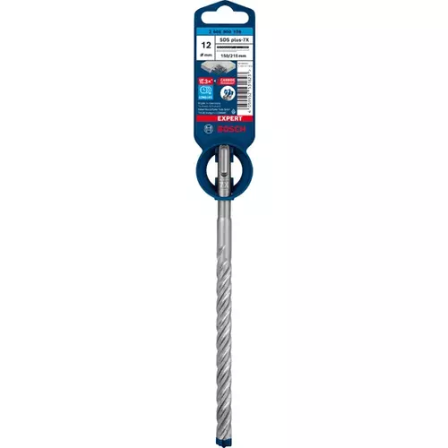 BOSCH Príklepový vrták EXPERT SDS plus-7X, 12 × 150 × 215 mm (2)