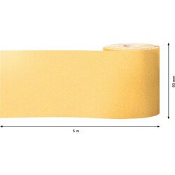 BOSCH Rolka brúsneho papiera EXPERT C470 na ručné brúsenie, 93 mm, 5 m, zrnitosť 120 (4)