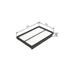 Vzduchový filter BOSCH F 026 400 446 - obr. 4