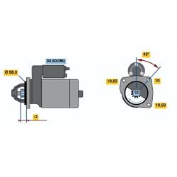 Štartér BOSCH 0 001 108 411 - obr. 4