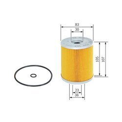 Olejový filter BOSCH 1 457 429 103 - obr. 4