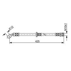 Brzdová hadica BOSCH 1 987 481 142 - obr. 4