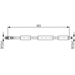 Brzdová hadica BOSCH 1 987 481 749 - obr. 4