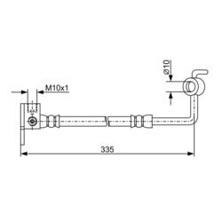 Brzdová hadica BOSCH 1 987 481 970 - obr. 4