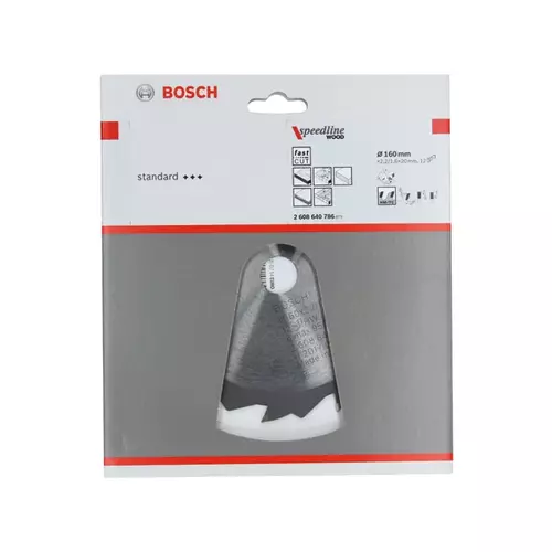 BOSCH Kotúč PRO Wood na drevo pre okružné píly, 160 x 2,2 x 20 mm (20)