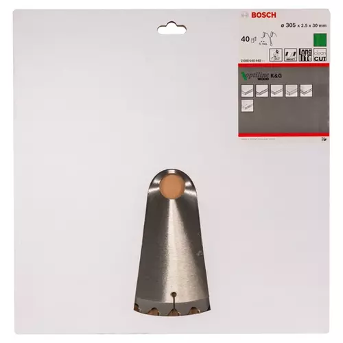 BOSCH Kotúč PRO Wood na drevo pre okružné píly, 305 x 2,5 x 30 mm (30)