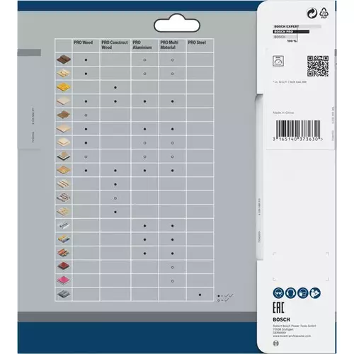 BOSCH Kotúč PRO Wood na drevo pre okružné píly, 184 x 2,6 x 16 mm (3)