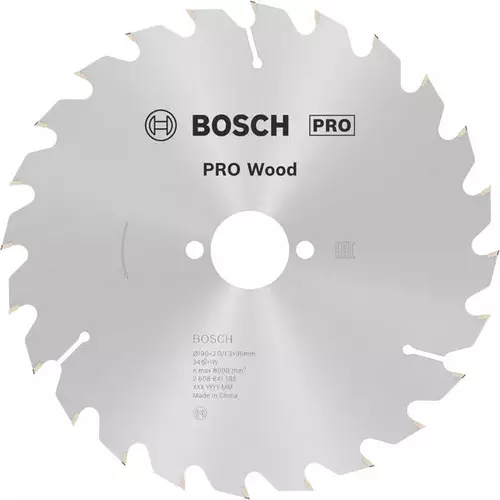 BOSCH Kotúč PRO Wood na drevo pre okružné píly, 190 x 2 x 30 mm (6)