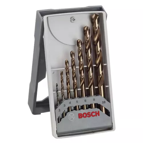 BOSCH Sada skrutkovicových vrtákov PRO Stainless Steel HSS-Co, 7 ks (6)