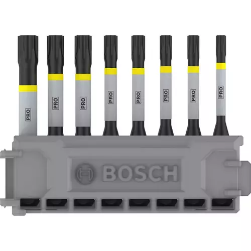 BOSCH Bit PRO Torx Impact, T15, T20 (x2), T25 (x2), T30 (x2), T40, 55 mm, 8 ks (5)