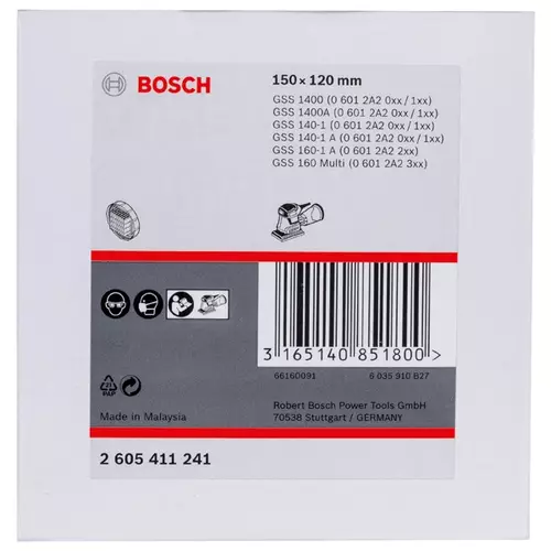 BOSCH Prachová schránka, filter (čierna) (3)