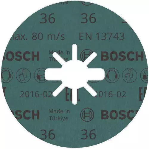 BOSCH PRO R574 X-Lock Fiber Disc, 115 mm, G36