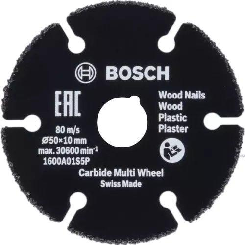 BOSCH Rezací kotúč Carbide Multi Wheel 50 x 10 mm