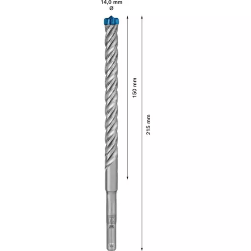 BOSCH Príklepový vrták EXPERT SDS plus-7X, 14 x 150 x 215 mm