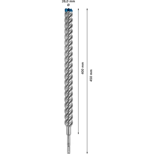 BOSCH Príklepový vrták EXPERT SDS plus-7X, 28 x 400 x 450 mm