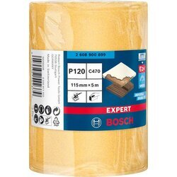 BOSCH Rolka brúsneho papiera EXPERT C470 na ručné brúsenie, 115 mm, 5 m, zrnitosť 120 (3)