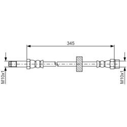 Brzdová hadica BOSCH 1 987 481 816 - obr. 4