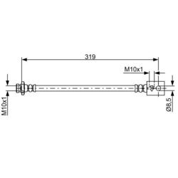 Brzdová hadica BOSCH 1 987 481 823 - obr. 4
